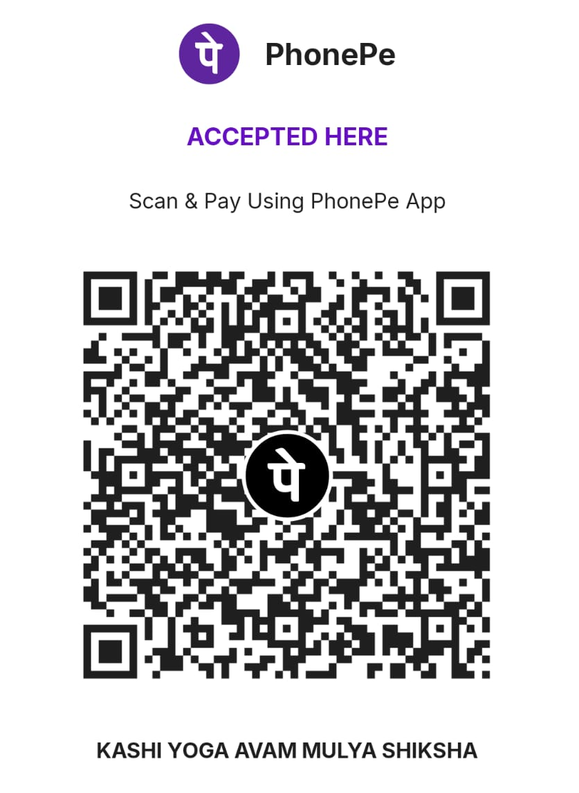 UPI QR Code — Kashi Yoga Sanstha